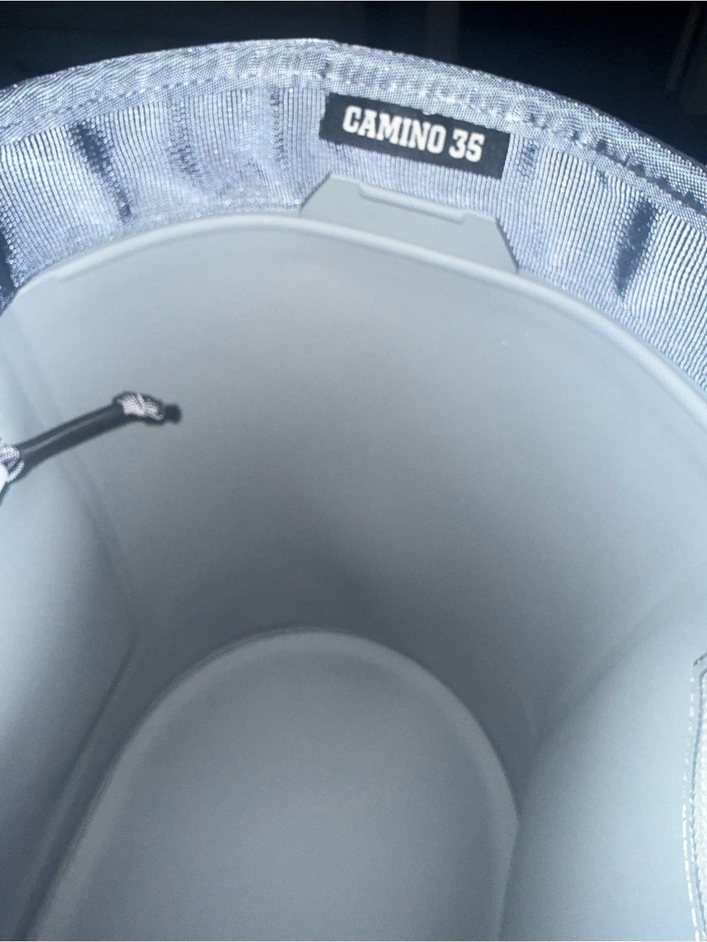 Yeti Gray and White Camino Carryall 35 Cooler Tote - Picture 3 of 3